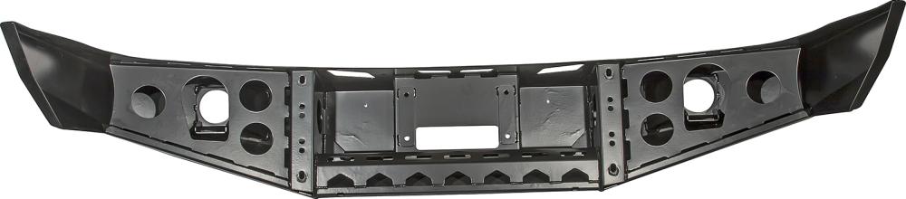 Бампер РИФ силовой передний УАЗ Патриот 2005+ с доп. фарами, без защитной дуги (под парктроник)