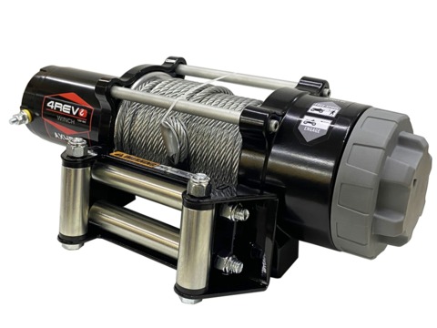 Лебедка для квадроцикла / снегохода 4REVO AX-4500 (Стальной трос)