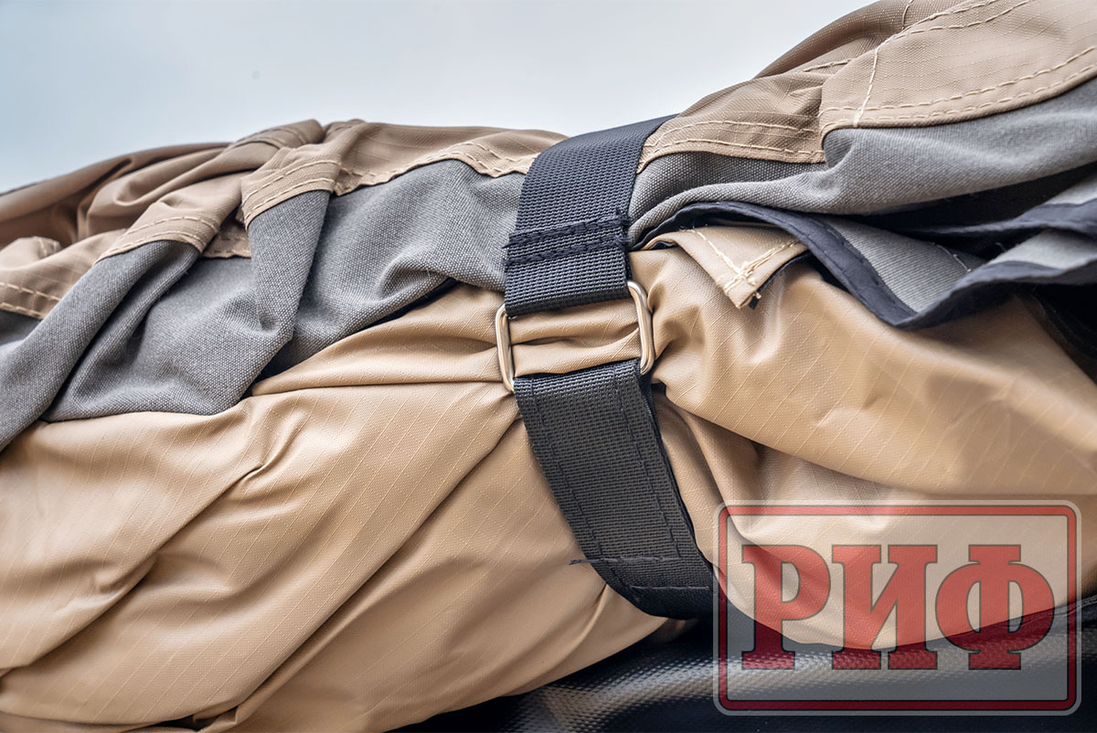 Маркиза автомобильная РИФ комбинированная (прямоугольная с веерной частью) 2,0х2,0 м (правая)