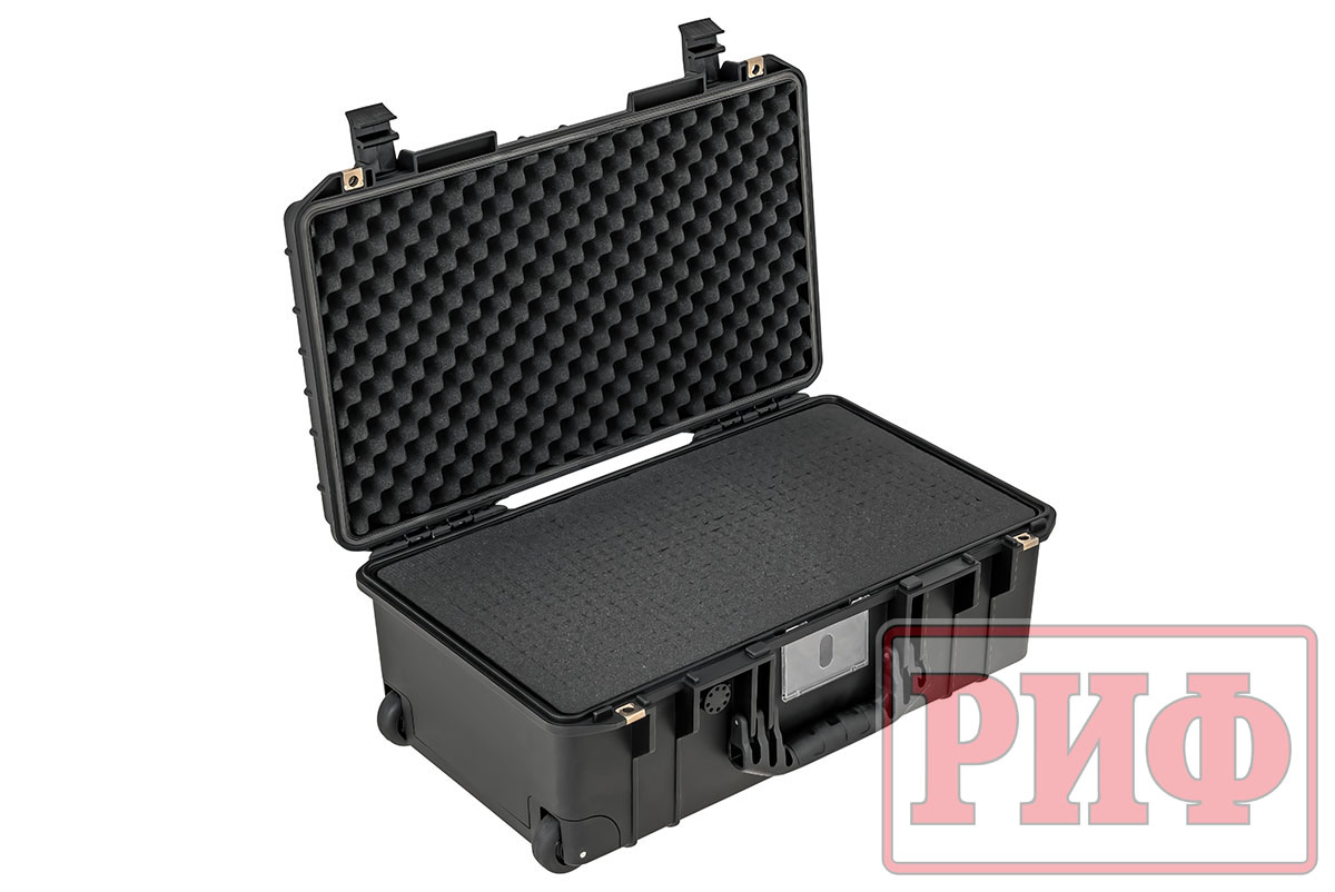 Кейс защитный ударопрочный РИФ 558х355х228 мм IP67 на колесах с телескопической ручкой