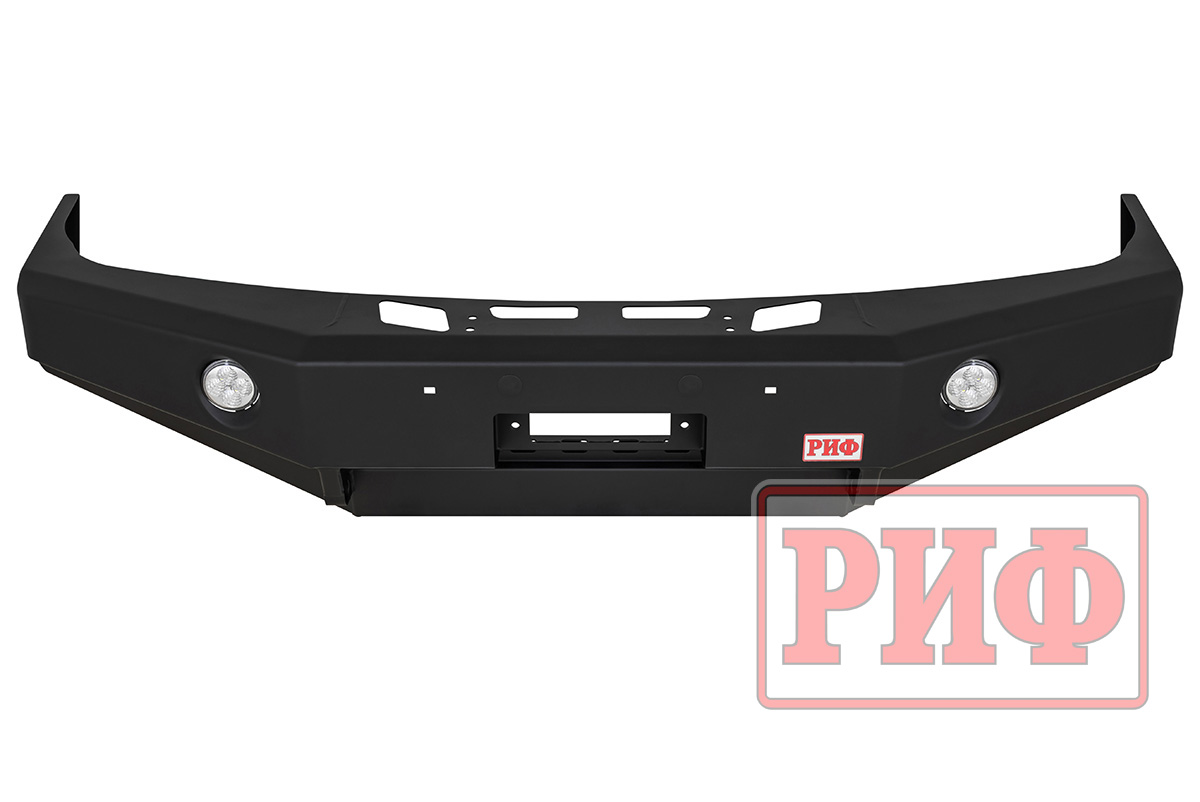 Бампер РИФ передний Toyota LC105 с доп. фарами без кенгурина