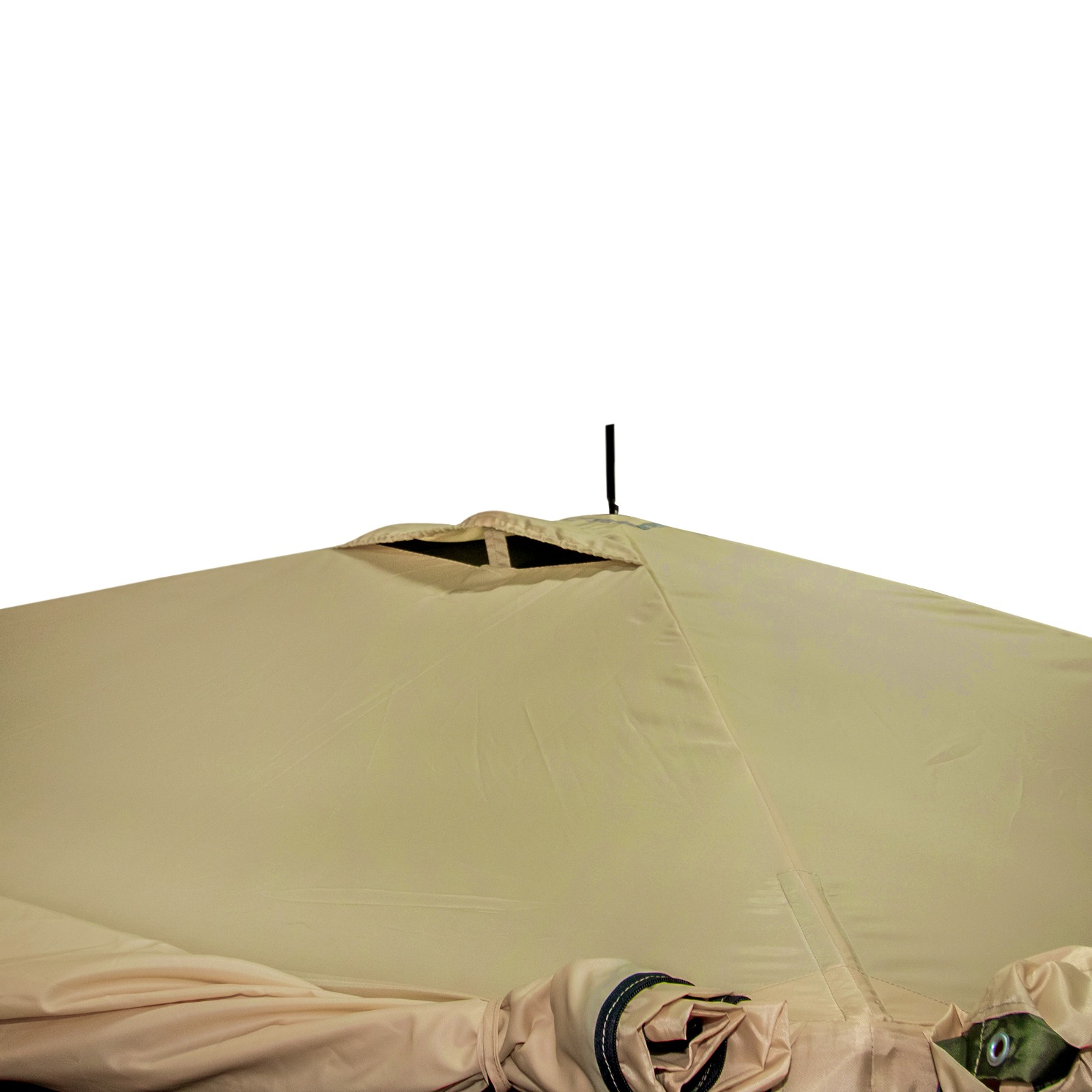 Шатер "СЛЕДОПЫТ" быстросборный, 6 стен, 3,35х3,85 м, h-2,25 м, S по полу 9,3 кв.м ОЛИВА