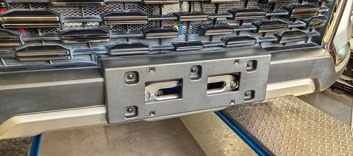 Площадка РИФ под лебёдку в штатный бампер Changan Hunter Plus