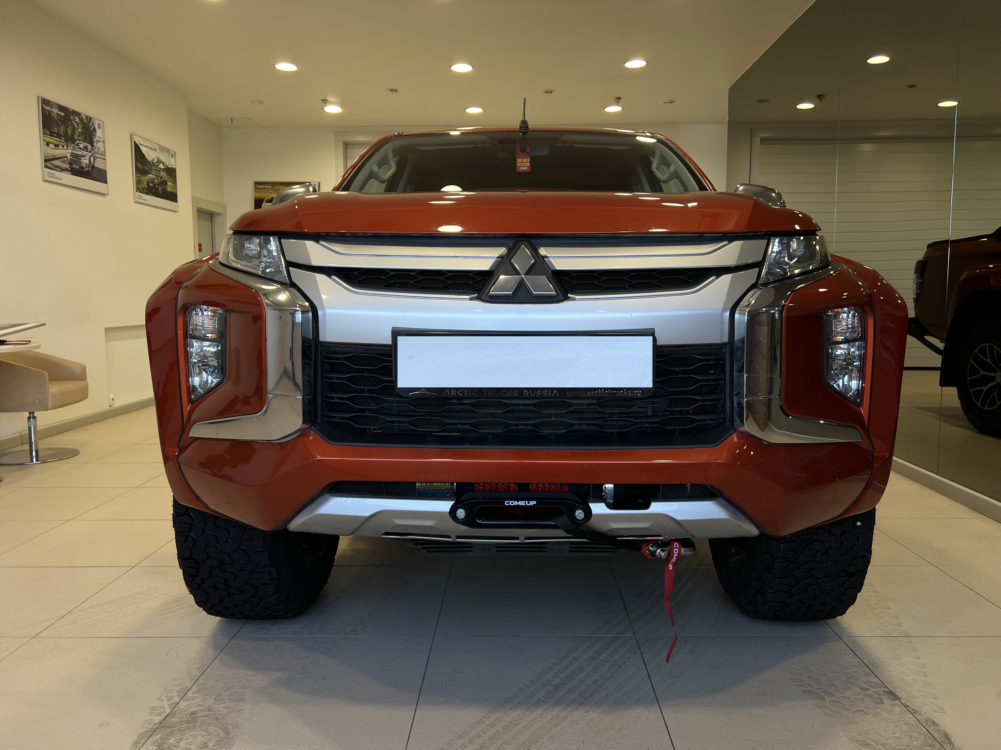 Площадка под лебёдку / установочный комплект лебедки MMC L200 (2018-) (АКПП)