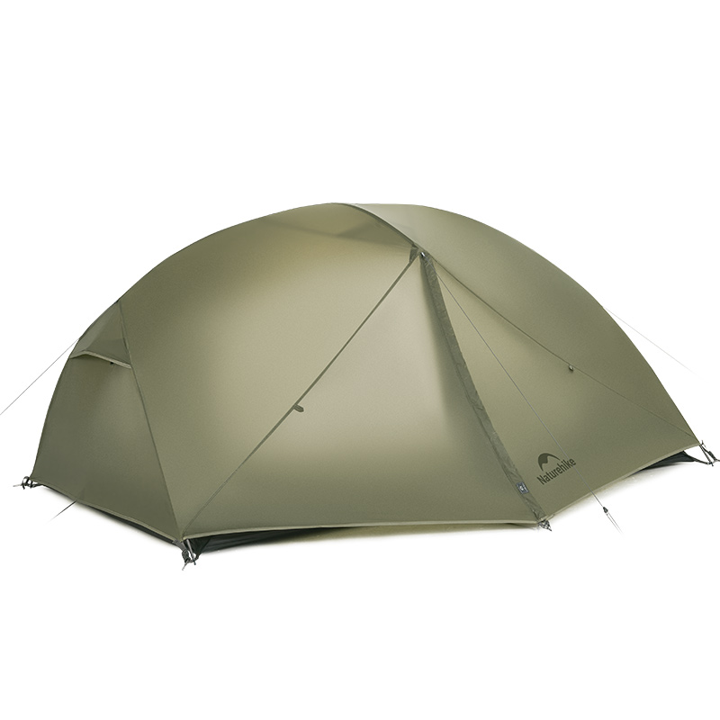 Палатка Naturehike Mongar PRO 3-местная, алюминиевый каркас, олива (зеленая)