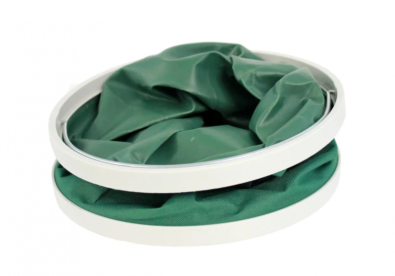 Ведро TOURIST Дружба складное 13 л, в чехле, зеленое