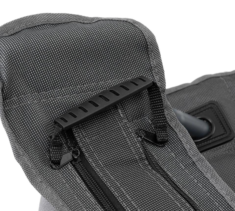 Кресло NISUS складное серое 150 кг.