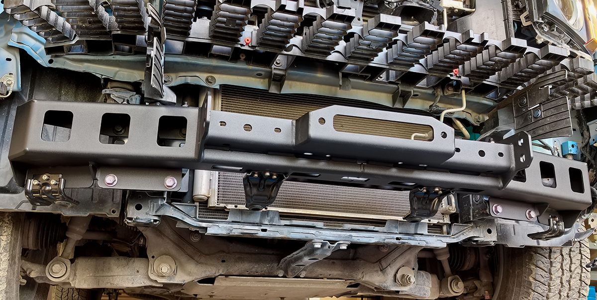 Площадка РИФ под лебёдку в штатный бампер Toyota Land Cruiser Prado 250