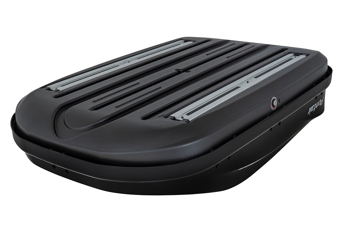 Бокс автомобильный на крышу Pentair PYTHON 360L черный глянец, двусторонний