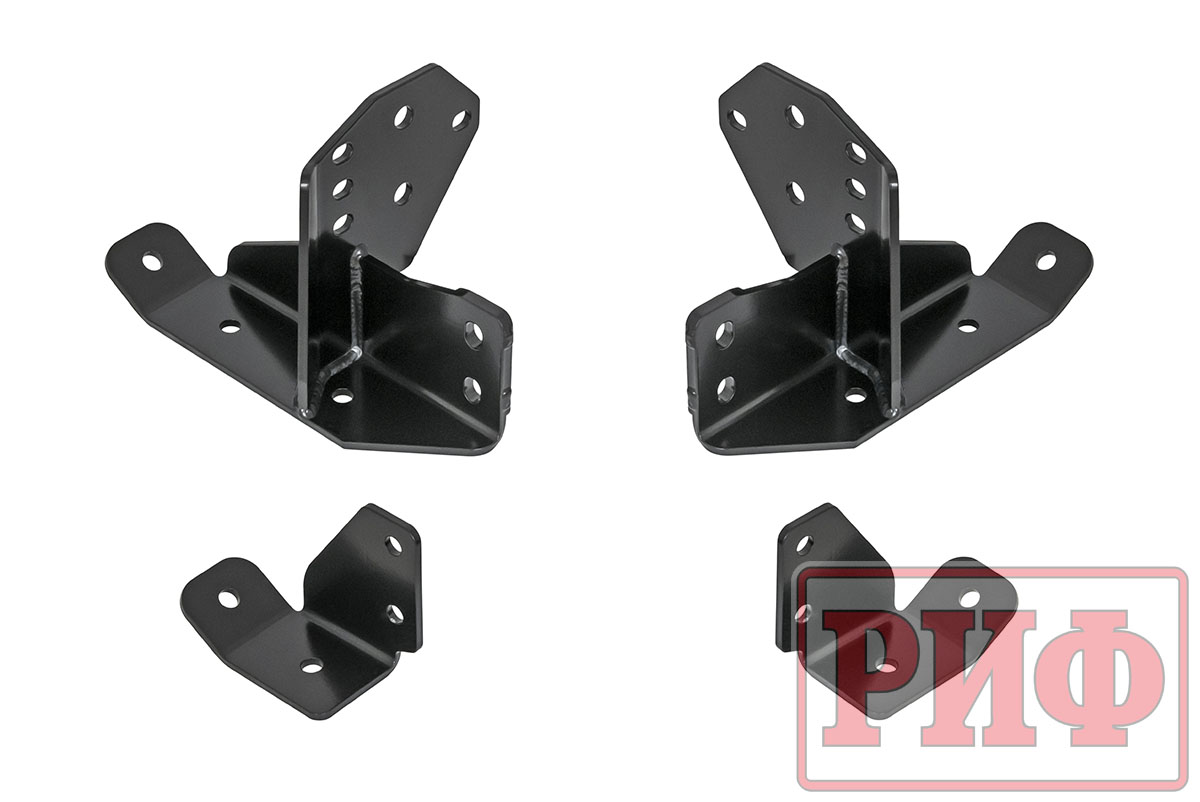 Бампер РИФ силовой передний/защита штатного бампера Toyota Land Cruiser Prado 150 2013-2017 c защитой радиатора