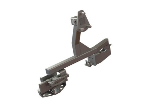 Калитка Toyota LC200 с квадратом под фаркоп в штатный задний бампер