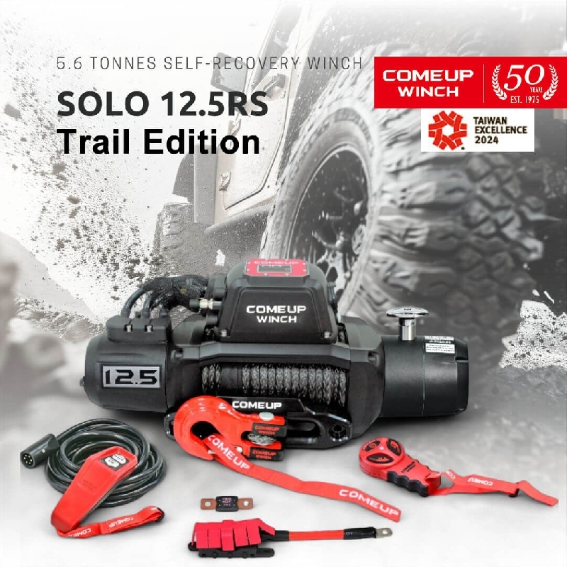 Лебедка автомобильная электрическая COMEUP SOLO 12.5rs Trail Edition (12В)