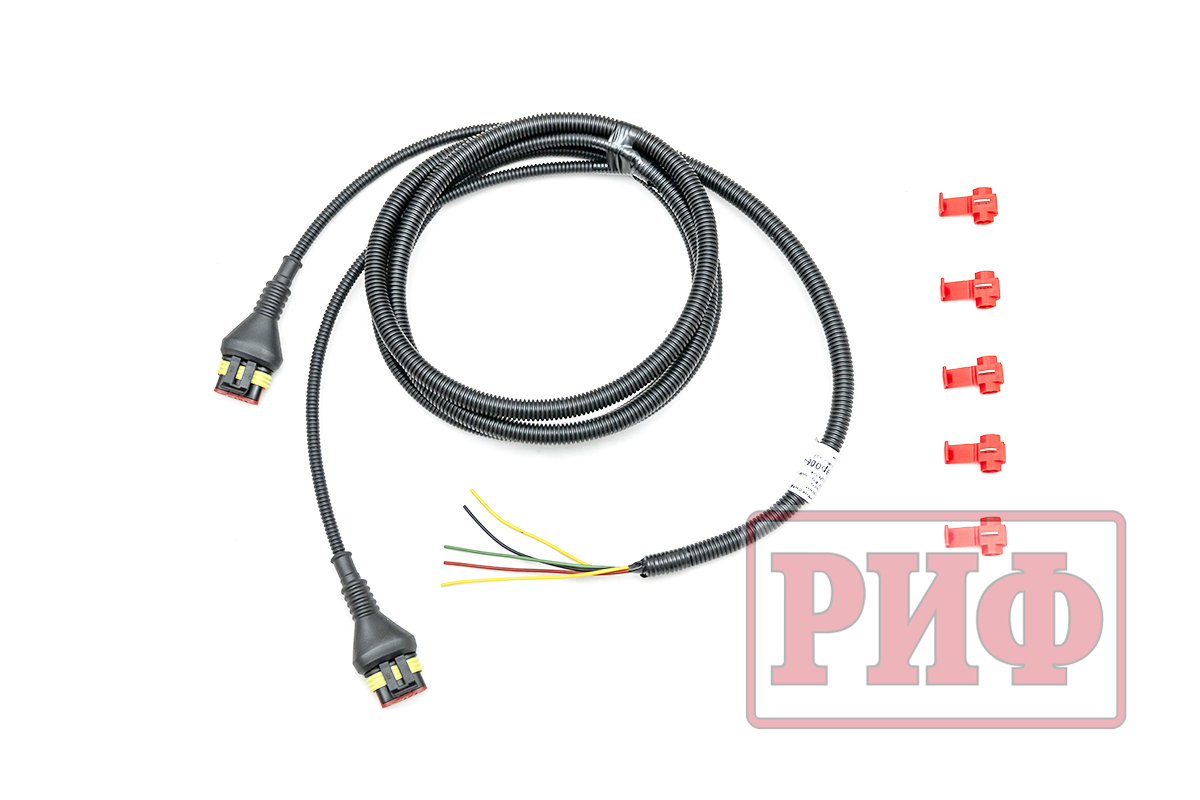 Бампер РИФ силовой задний Toyota Land Cruiser 200 2007-2012 с квадратом под фаркоп, калиткой, фонарями, подсветкой номера, стандарт