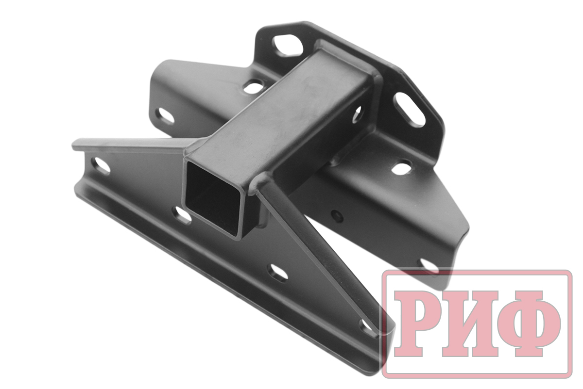 Бампер РИФ задний Jeep Wrangler JK 2006+ с квадратом под фаркоп и фонарями, стандарт