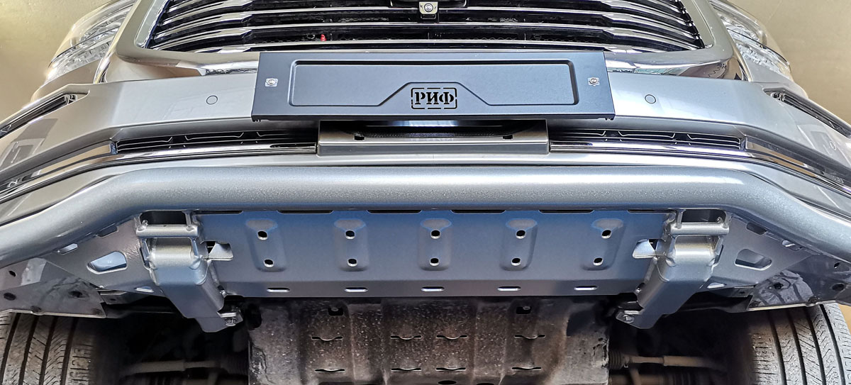 Бампер РИФ силовой передний/защита штатного бампера TANK 500 c защитой радиатора (устанавливается только с площадкой под лебёдку RIFT50-30000)