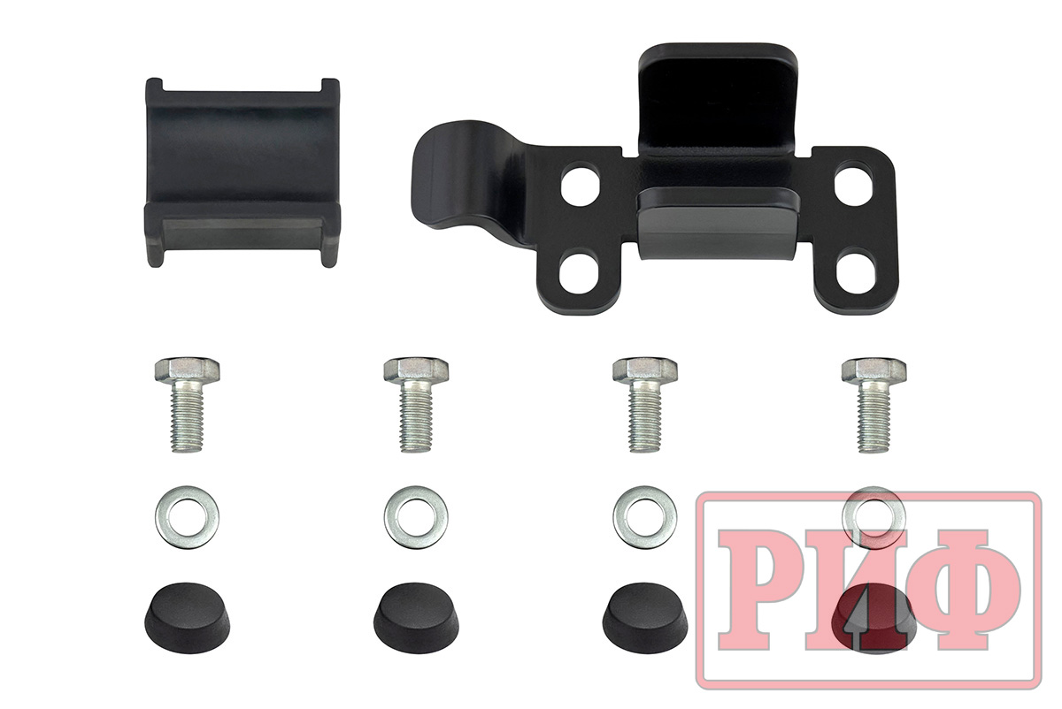 Бампер РИФ силовой задний TANK 300 с квадратом под фаркоп, калиткой и фонарями