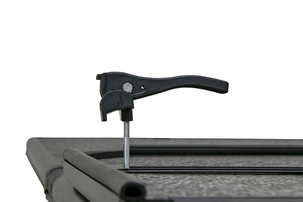 Крышка кузова Toyota Hilux Vigo 2005-2015 трёхсекционная, алюминиевая, черная