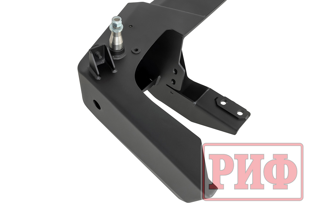 Бампер РИФ силовой задний TANK 300 с квадратом под фаркоп, калиткой и фонарями