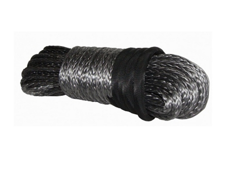 Трос синтетический redBTR с коушем 12мм х 28м, 14 тонн (серый)