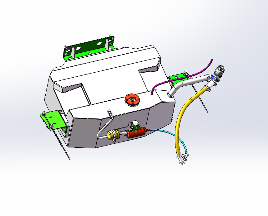 Дополнительный топливный бак 80 л на Tank 400