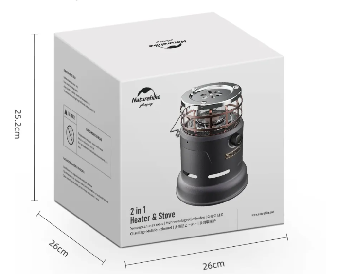 Обогреватель газовый Naturehike многофункциональный, 2,7 кВт