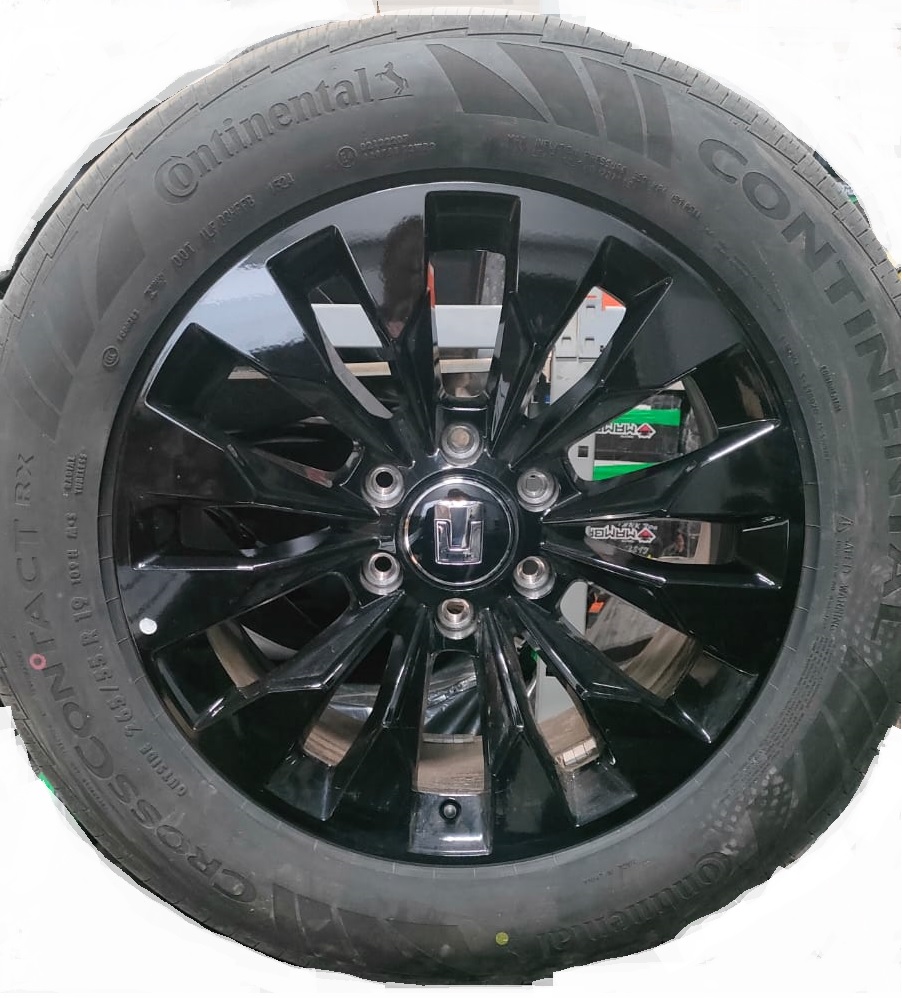 Колесо в сборе: шина Continental CrossContact RX 265/55 R19 + диск 3113107XKV3АА демонтированное с нового авто