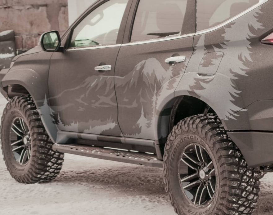 Пороги силовые Mitsubishi Pajero Sport 2021+