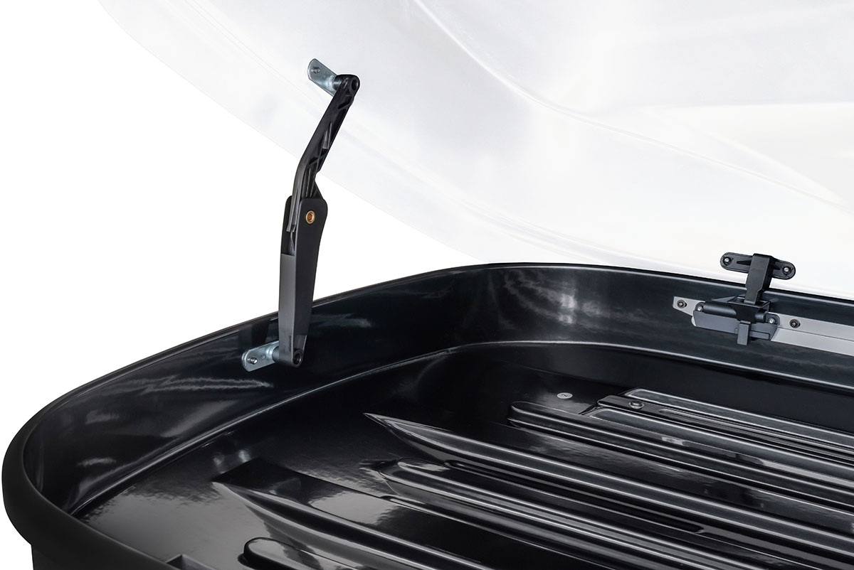 Бокс автомобильный на крышу Pentair PYTHON 360L белый глянец, двусторонний