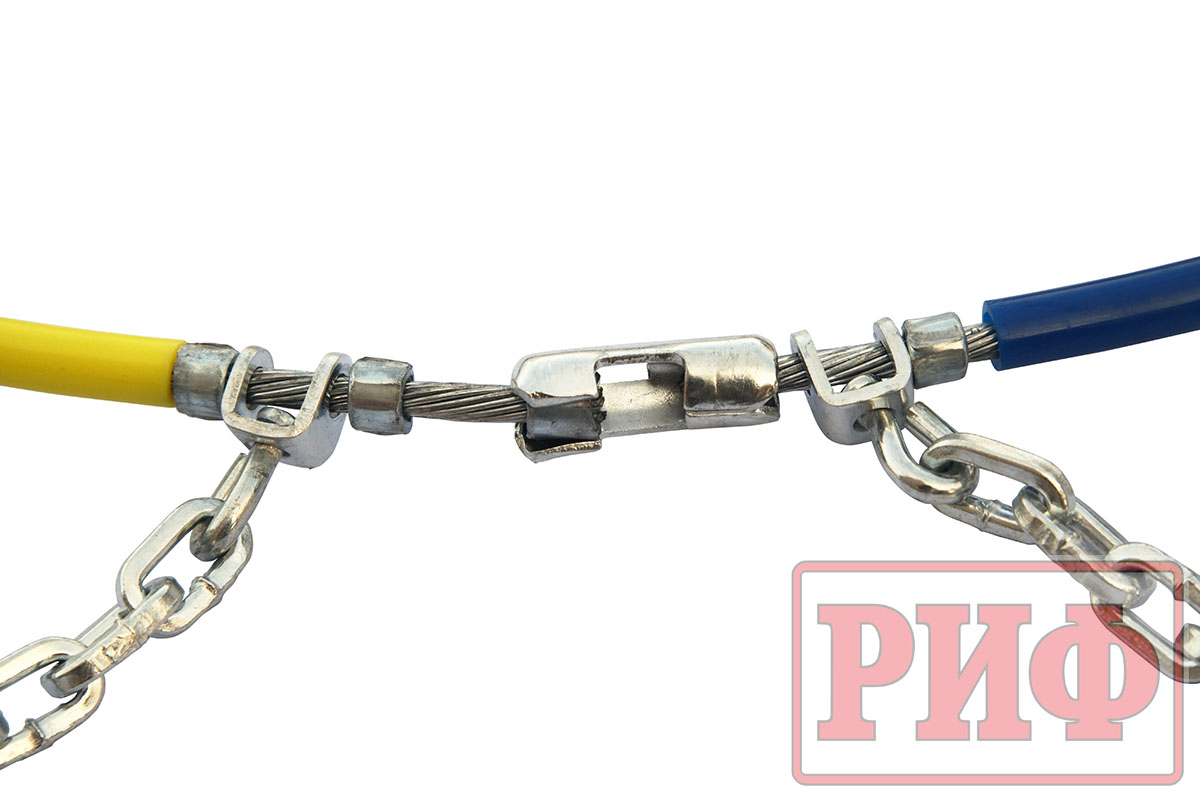 Цепи противоскольжения РИФ 4х4 "соты" 16 мм, 175/80R16, 185/70R16 (к-т 2 шт.)