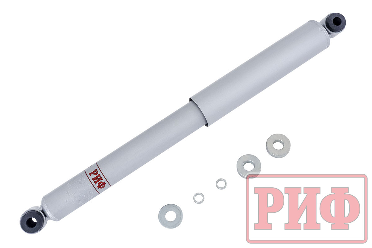 Амортизатор усиленный РИФ передний газовый для Газ Соболь 2018+ лифт 0-30 мм