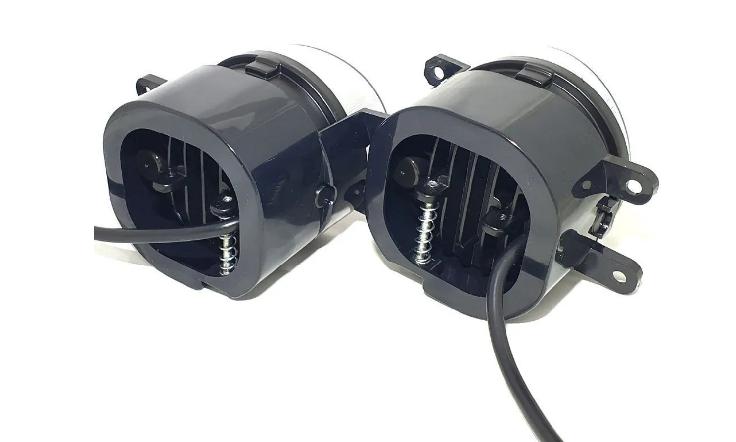 Противотуманные фары желтые для Toyota Land Cruiser Prado 150 3000k Black Vision