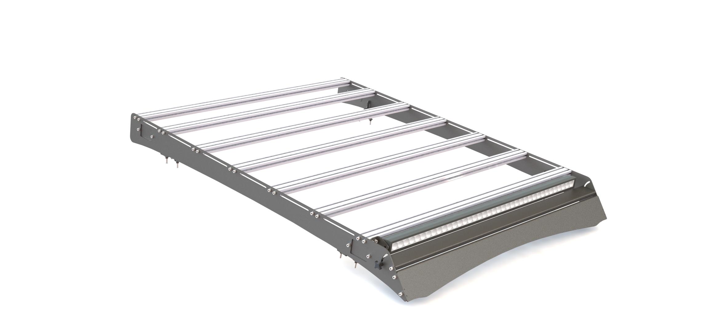 Багажник экспедиционный Toyota Hilux 2015-  c дальним светом