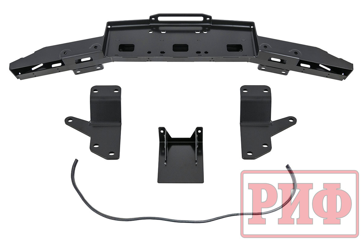 Площадка РИФ под лебёдку в штатный бампер Toyota Land Cruiser 300 (для высоких штатных бамперов)