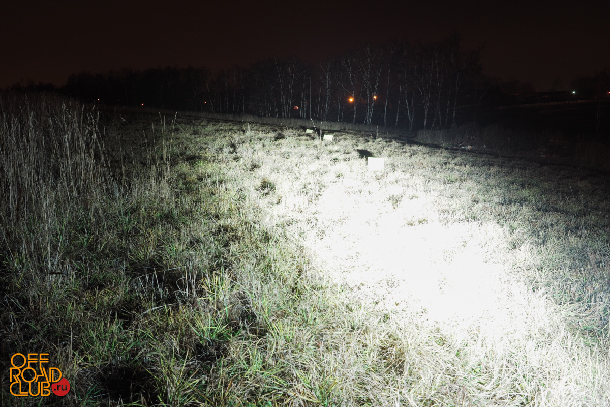 Светодиодная фара водительского света РИФ 524 мм 120W LED