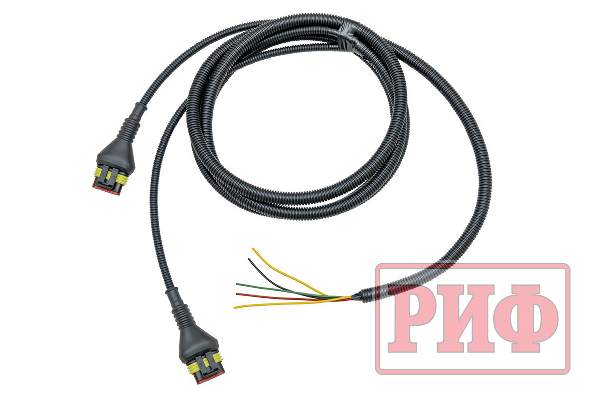 Бампер РИФ силовой задний для ГАЗ Соболь NN 4x4 с фонарями, калиткой, возможностью установки фаркопа, стандарт