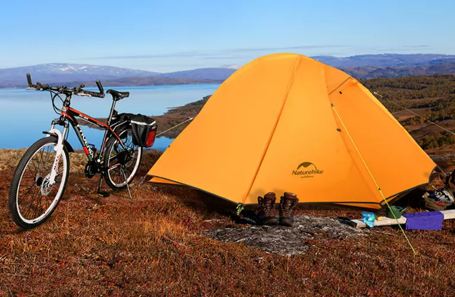 Палатка Naturehike Cycling (Spider) Si 1-местная, алюминиевый каркас, сверхлегкая, зеленая