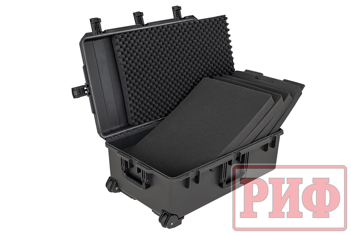 Кейс защитный ударопрочный РИФ 795x518x310 мм на колесах с телескопической ручкой IP67
