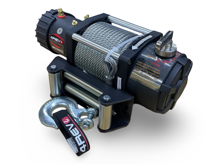 Лебедка автомобильная 4REVO SRX 9500 12В стальной трос