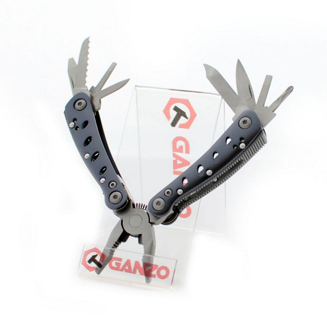 Мультитул Ganzo G2019S, 11 предметов, цв.синий