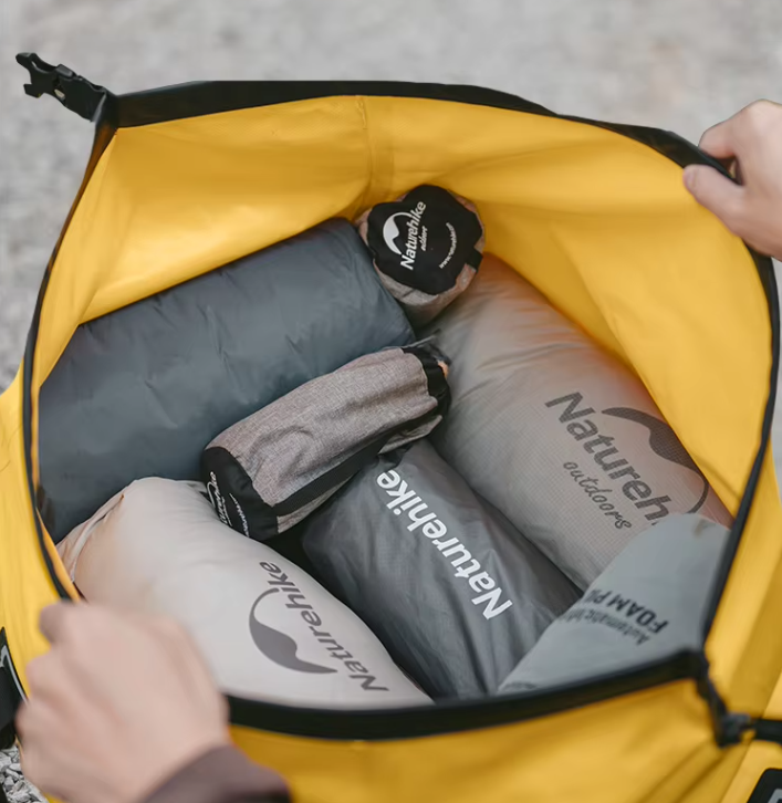 Гермосумка Naturehike 40 л ПВХ (желтая)