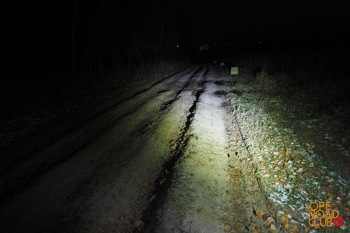 Светодиодная фара дальнего света РИФ 145х45х78 мм 15W LED