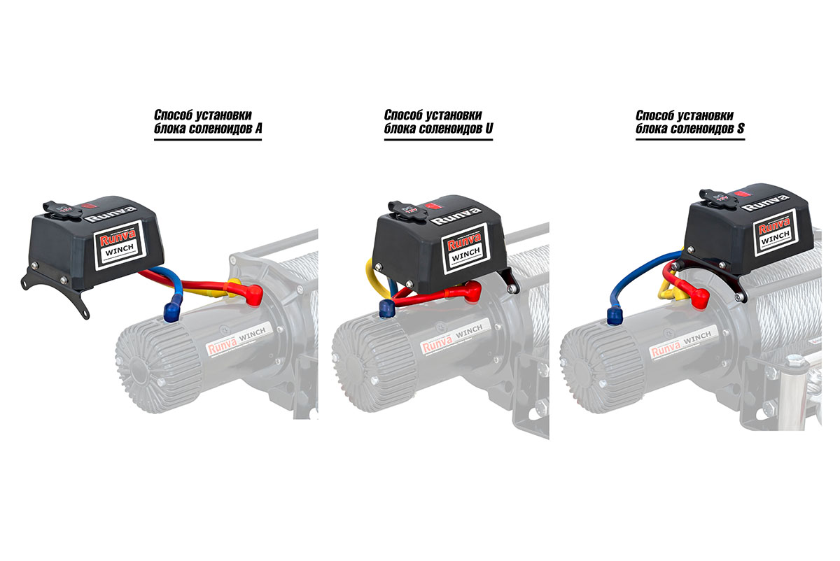 Лебёдка автомобильная электрическая 12V Runva EWB9500MAX-Q-SR 4350 кг MAX высокоскоростная, влагозащищенная, синтетический трос