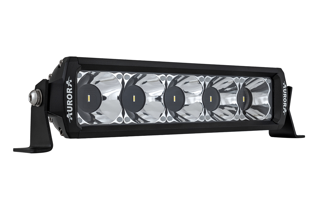 Светодиодная фара дальнего света AURORA 254 мм 75W с RGB подсветкой