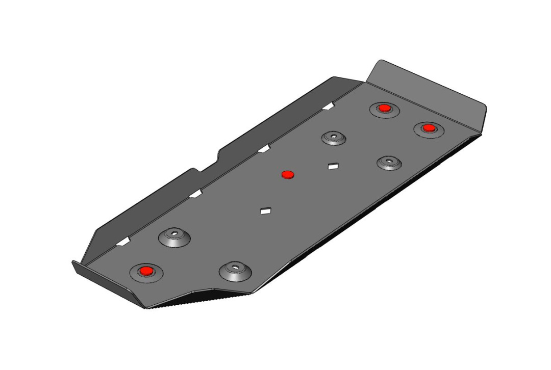 ЗАЩИТА ТОПЛИВНОГО БАКА FOTON TUNLAND G7 (2023-) AL 4 мм