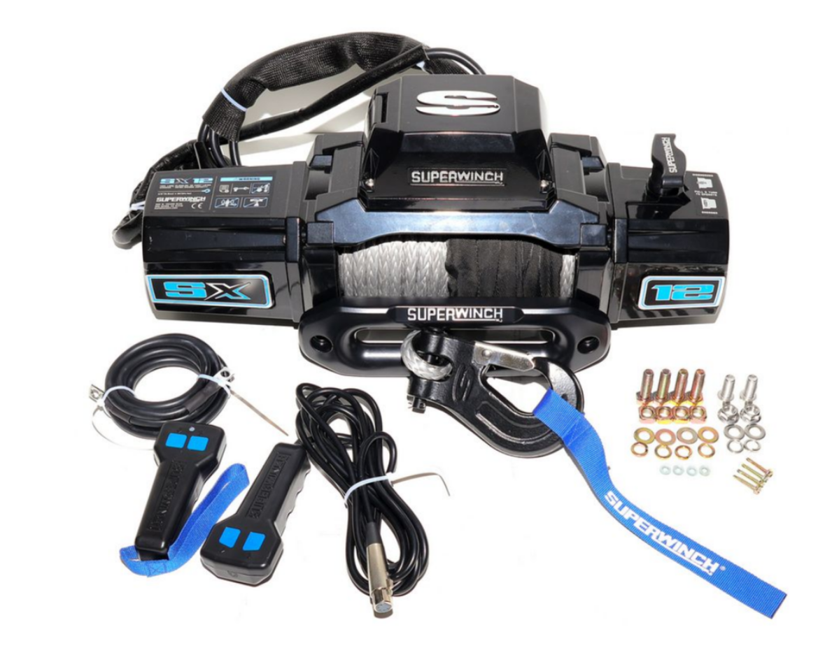 лебедка SUPERWINCH SX10SR (синтетический трос + радиопульт)