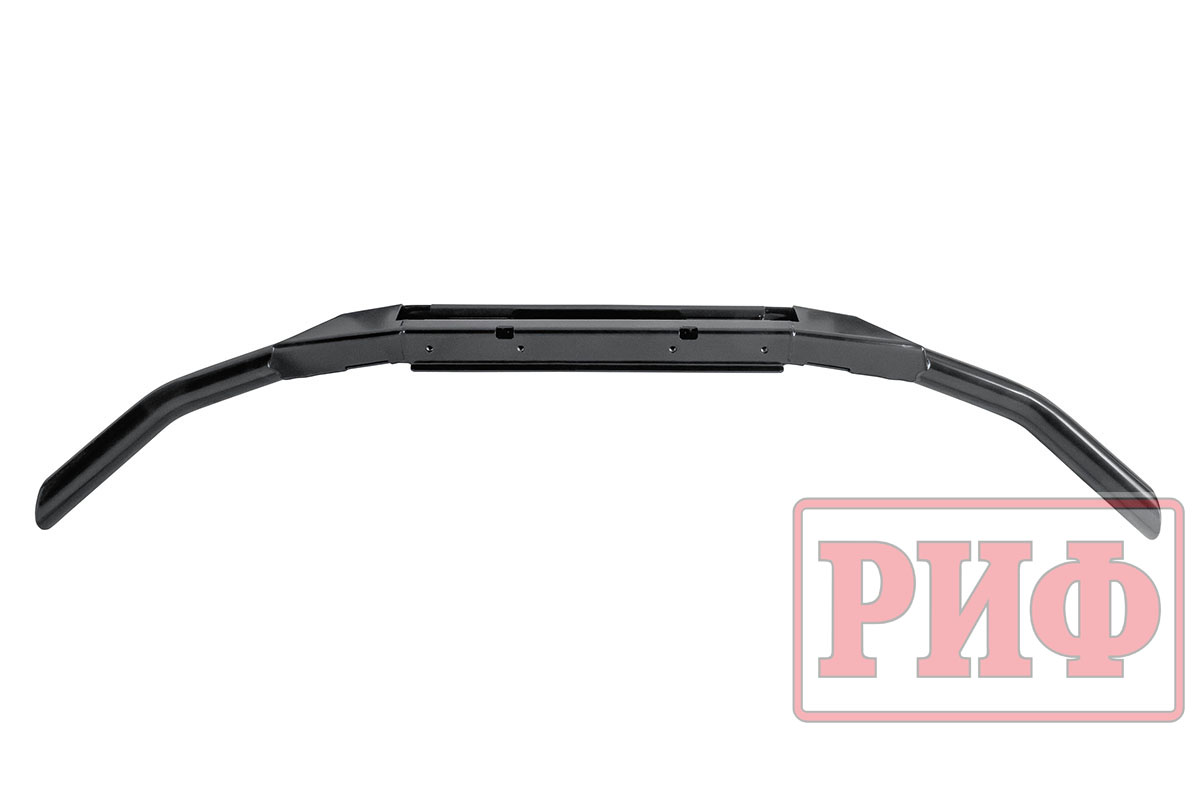 Бампер передний силовой/защита штатного бампера РИФ УАЗ Патриот 2015+ с защитой рулевых тяг (стандарт)