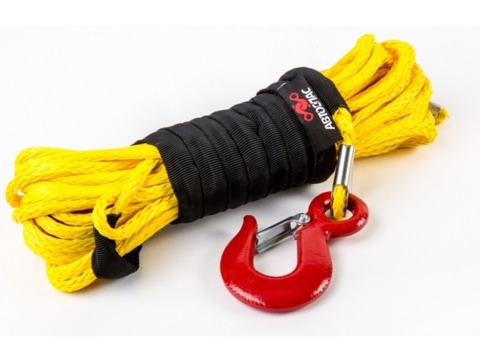 Синтетический трос 4.7мм/15м с коушем, с крюком