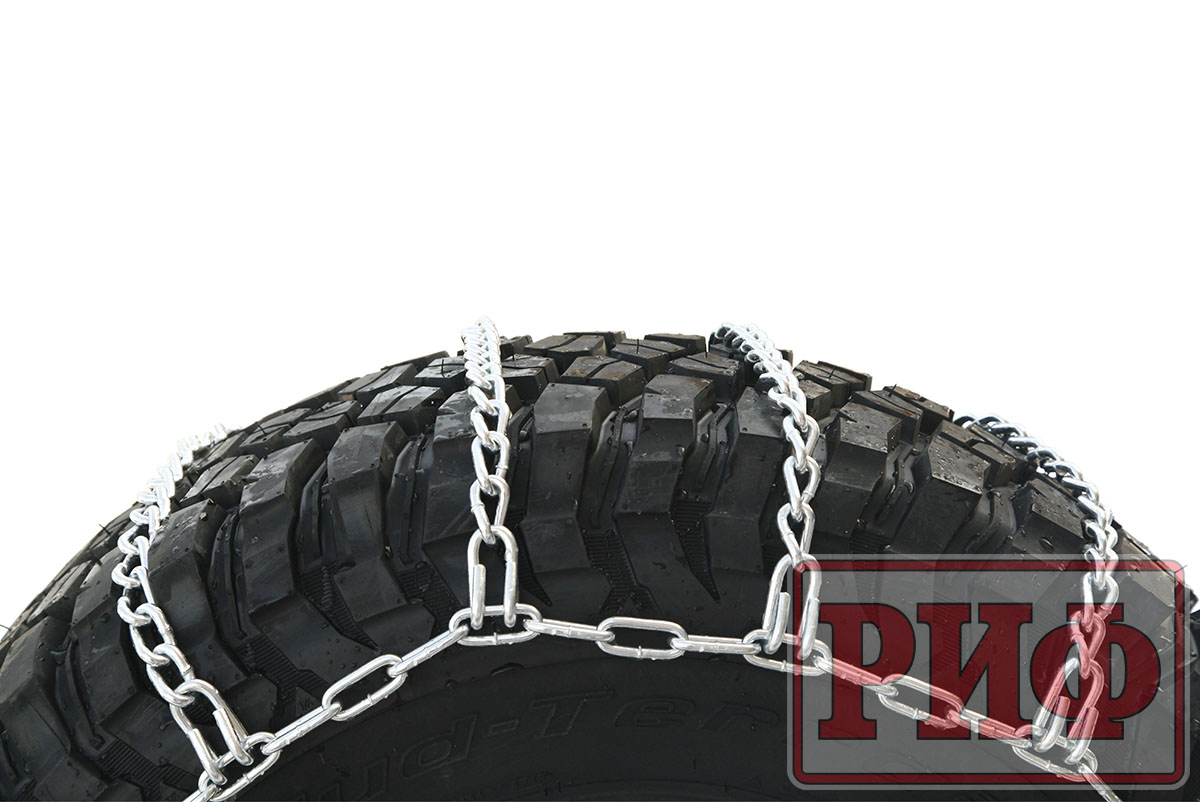 Цепи противоскольжения РИФ 4х4 "лесенка" 25 мм, 285/75R18, 295/65/R18, 33x12.5R20 (к-т 2 шт.)
