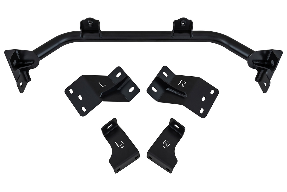 Защита Falcon радиатора, картера, РК, КПП для Toyota Land Cruiser 70 (дизель 2.8T/4.5T (2016-2023), со штатной лебедкой), алюм. 8 мм