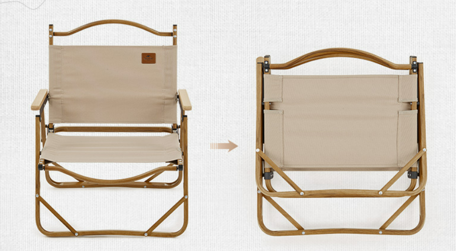 Кресло туристическое Naturehike MW02, складное, увеличенное, черное, до 120 кг